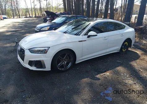 2021 Audi A5 Sportback Premium 45 Tfsi Quattro S Tronic из США, поврежденный, VIN WAUDACF52MA011341
